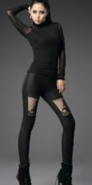  TROUSERS Punk Rave K-244/BK -  