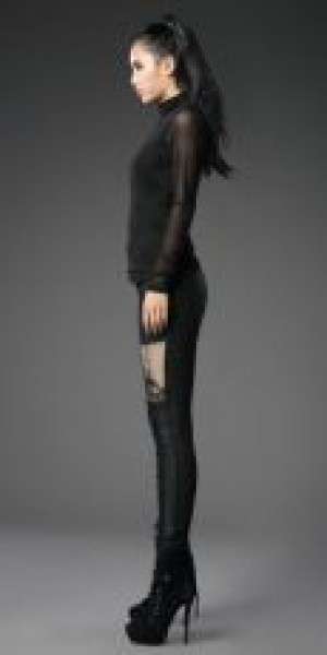  TROUSERS Punk Rave K-244/BK -  