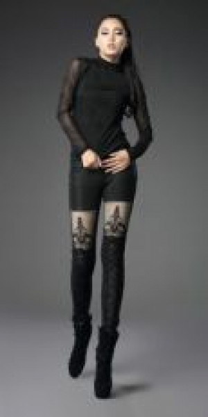  TROUSERS Punk Rave K-244/BK -  