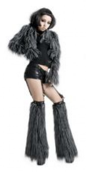  TROUSERS Punk Rave K-147/BK-GY -  