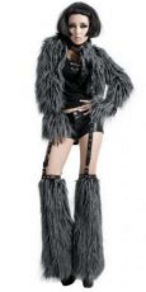  TROUSERS Punk Rave K-147/BK-GY -  