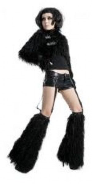 TROUSERS Punk Rave K-147/BK -  