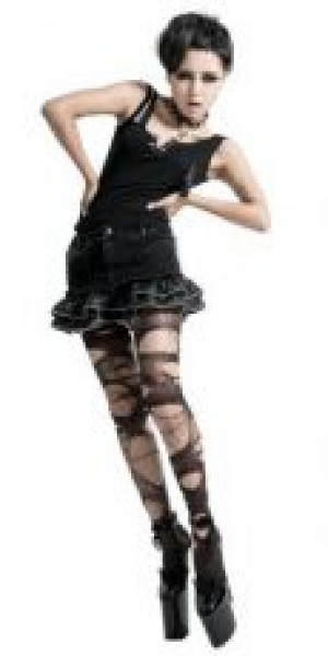  Skirt Punk Rave Q-195/BK -  