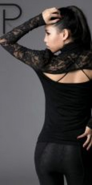  BLOUSE Punk Rave PT-004/BK -  