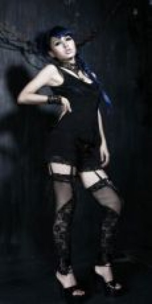  TROUSERS Punk Rave k-135/BK -  