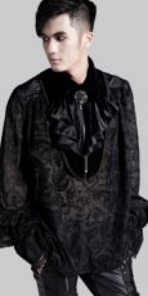  COLLAR Punk Rave S-131/BK -  