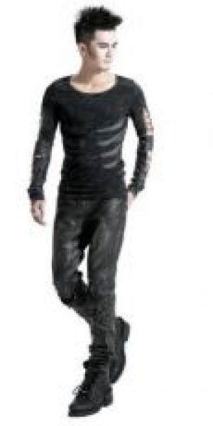  T-SHIRT Punk Rave T-303/BK -  