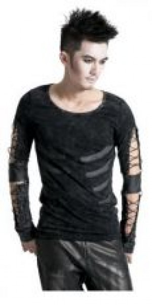  T-SHIRT Punk Rave T-303/BK -  