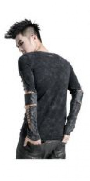  T-SHIRT Punk Rave T-303/BK -  