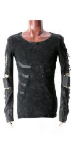  T-SHIRT Punk Rave T-303/BK -  
