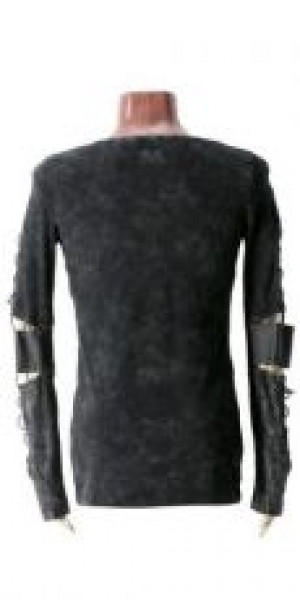  T-SHIRT Punk Rave T-303/BK -  
