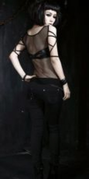  T-SHIRT Punk Rave T-286/BK -  