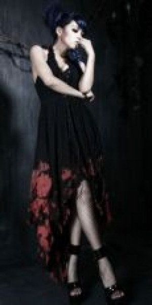  DRESS Punk Rave Q-172/BK-RD -  