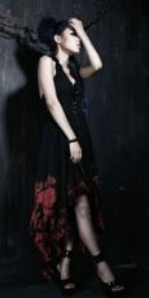  DRESS Punk Rave Q-172/BK-RD -  
