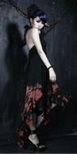  DRESS Punk Rave Q-172/BK-RD -  
