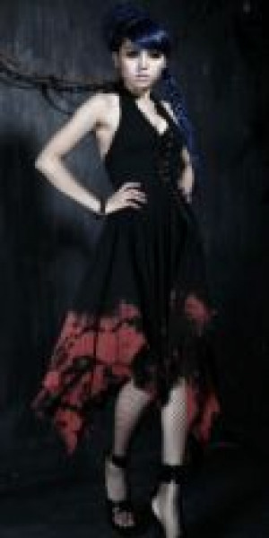  DRESS Punk Rave Q-172/BK-RD -  