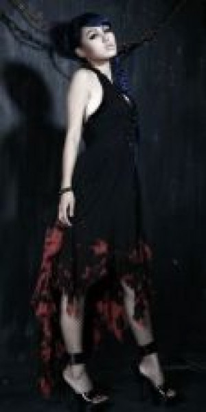  DRESS Punk Rave Q-172/BK-RD -  