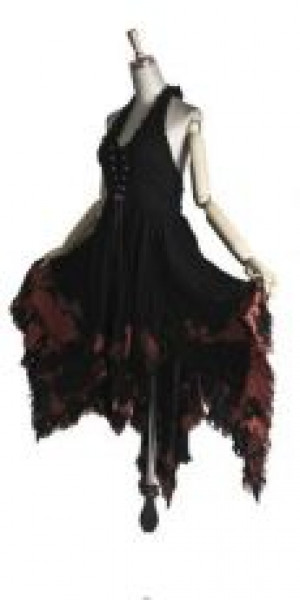  DRESS Punk Rave Q-172/BK-RD -  