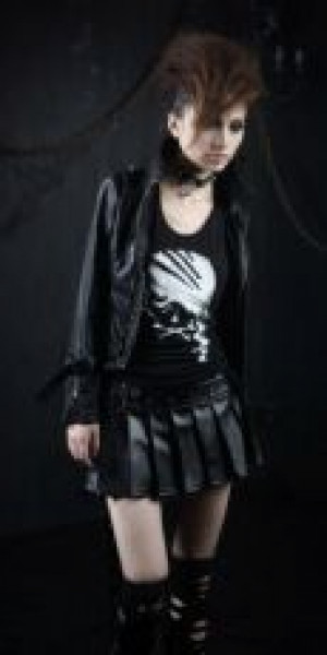 SKIRT Punk Rave Q-166/BK -  