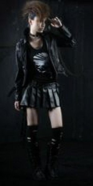  SKIRT Punk Rave Q-166/BK -  