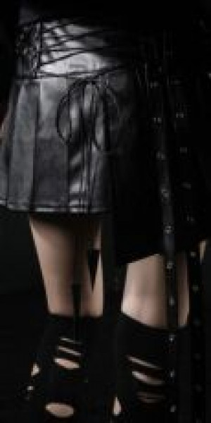  SKIRT Punk Rave Q-166/BK -  