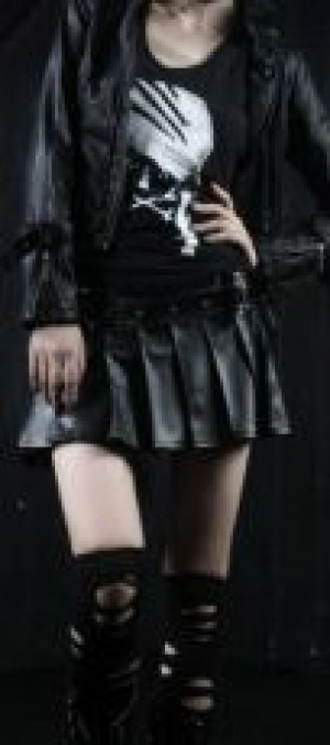  SKIRT Punk Rave Q-166/BK -  