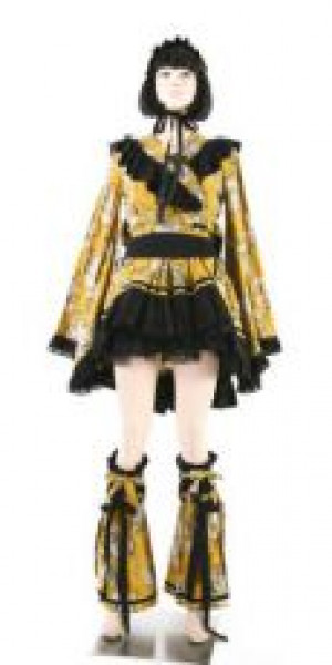  KIMONO Punk Rave Q-114/BK-YE /  /  /  / -  