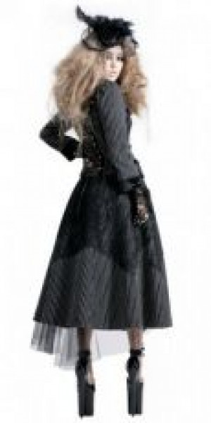    JACKET Punk Rave LY-035/BK-WH -  