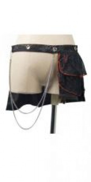  SKIRT Punk Rave S-010/BK-RD -  