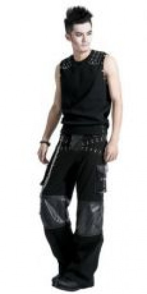  -  TROUSERS Punk Rave K-151/BK -  
