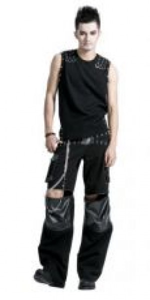  -  TROUSERS Punk Rave K-151/BK -  