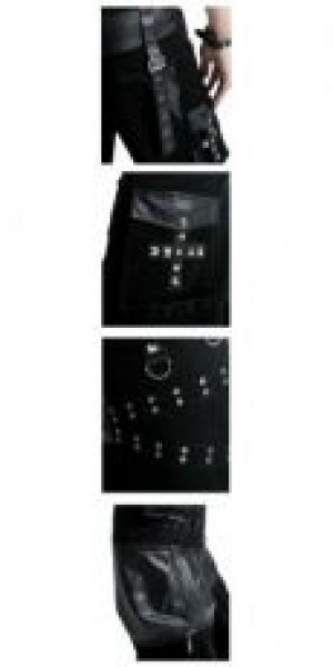  -  TROUSERS Punk Rave K-151/BK -  