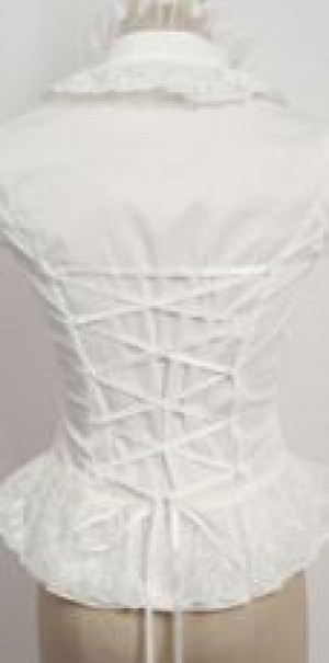  c  BLOUSE Punk Rave LY-010/WH -  