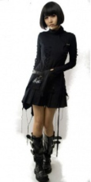  BLOUSE Punk Rave T-187/BK -  