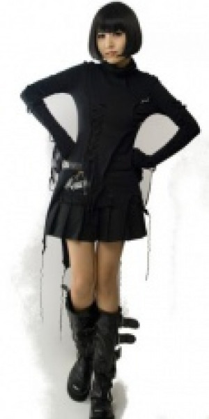  BLOUSE Punk Rave T-187/BK -  