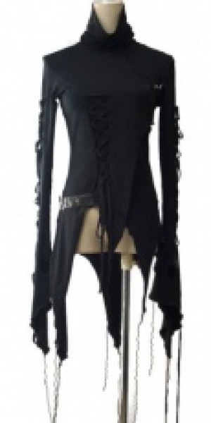  BLOUSE Punk Rave T-187/BK -  