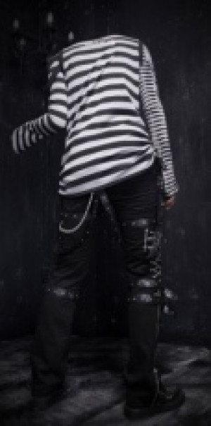  TROUSERS Punk Rave K-125/BK -  