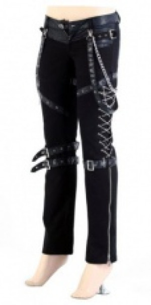  TROUSERS Punk Rave K-125/BK -  