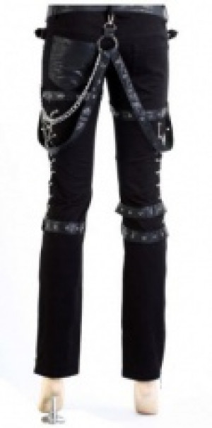  TROUSERS Punk Rave K-125/BK -  
