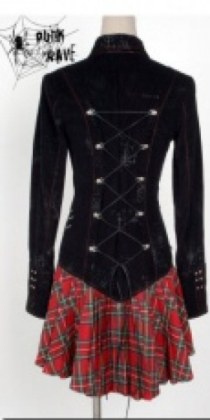    TOP & SKIRT Punk Rave Q-083/BK -  