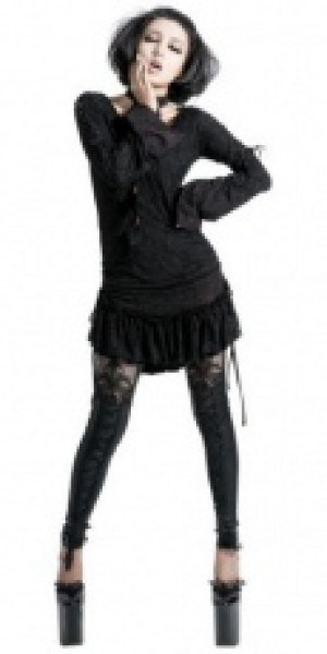  T-SHIRT Punk Rave T-300/BK-RD -  