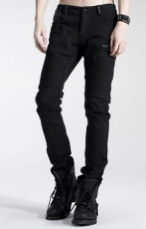  TROUSERS Punk Rave K-154/BK -  