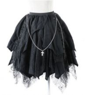  SKIRT Punk Rave Q-013/BK -  