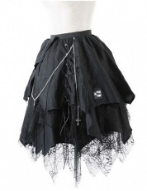 SKIRT Punk Rave Q-013/BK -  