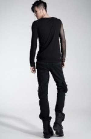  T-SHIRT Punk Rave T-307/BK -  