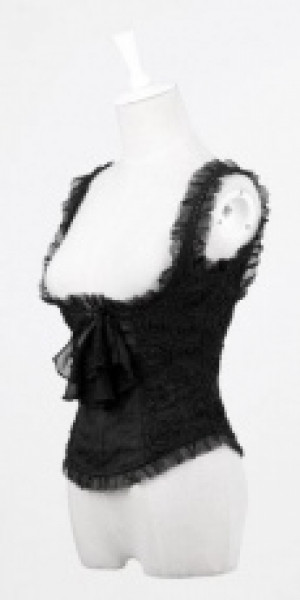  BLOUSE Punk Rave LY-040/BK -  