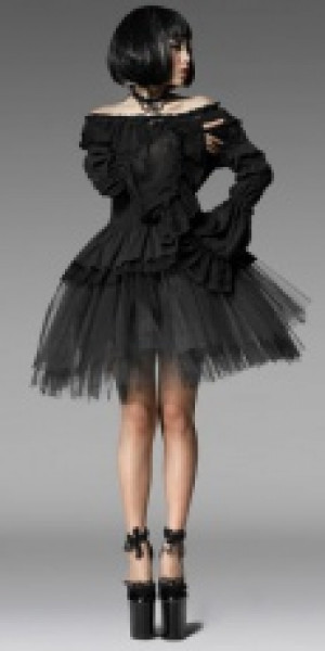  BLOUSE Punk Rave LY-041/BK -  