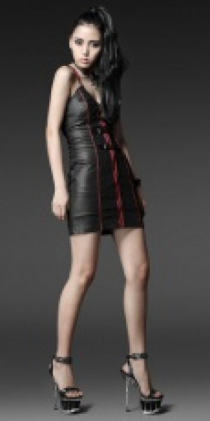  DRESS Punk Rave Q-199/BK-RD -  