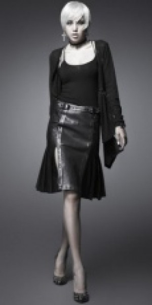  SKIRT Punk Rave Q-208/BK-SI -  