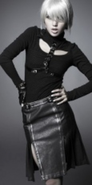  SKIRT Punk Rave Q-208/BK-SI -  